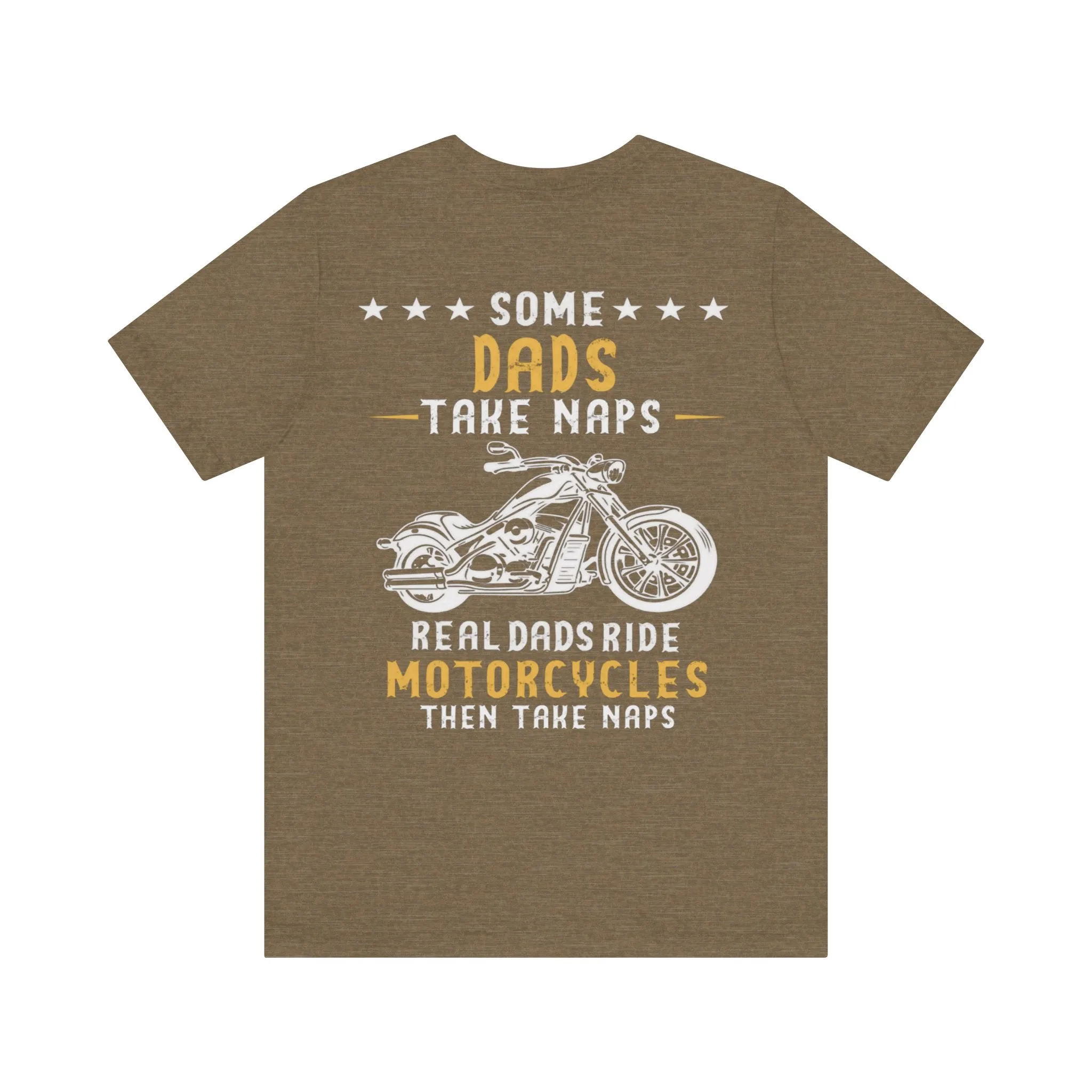 Biker Dad Shirt For Fathers day, Birthday Gift, Real Dads Ride Motorcycles Then Take Naps Funny Biker Dad Gift