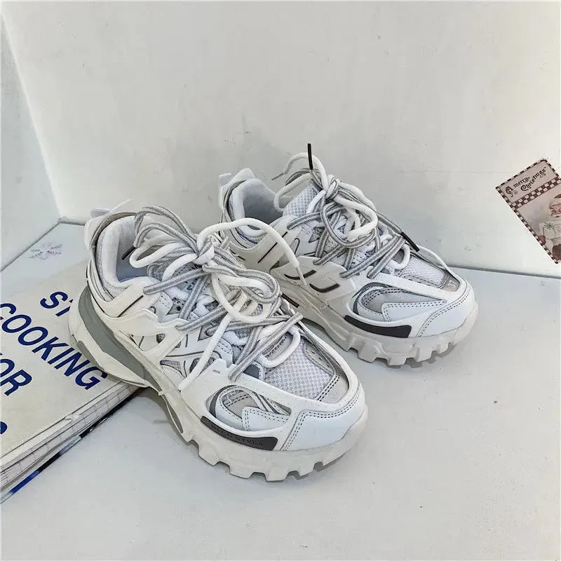 binfenxie  -  New Women Sneakers Fashion Autumn Women Casual Shoes Breathable Women Platform Dad Shoes Sneakers Zapatillas Mujer