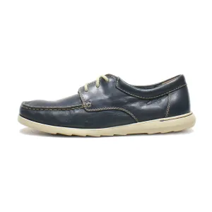 Clarks Casual Lace Ups Leather Blue Colour For Men