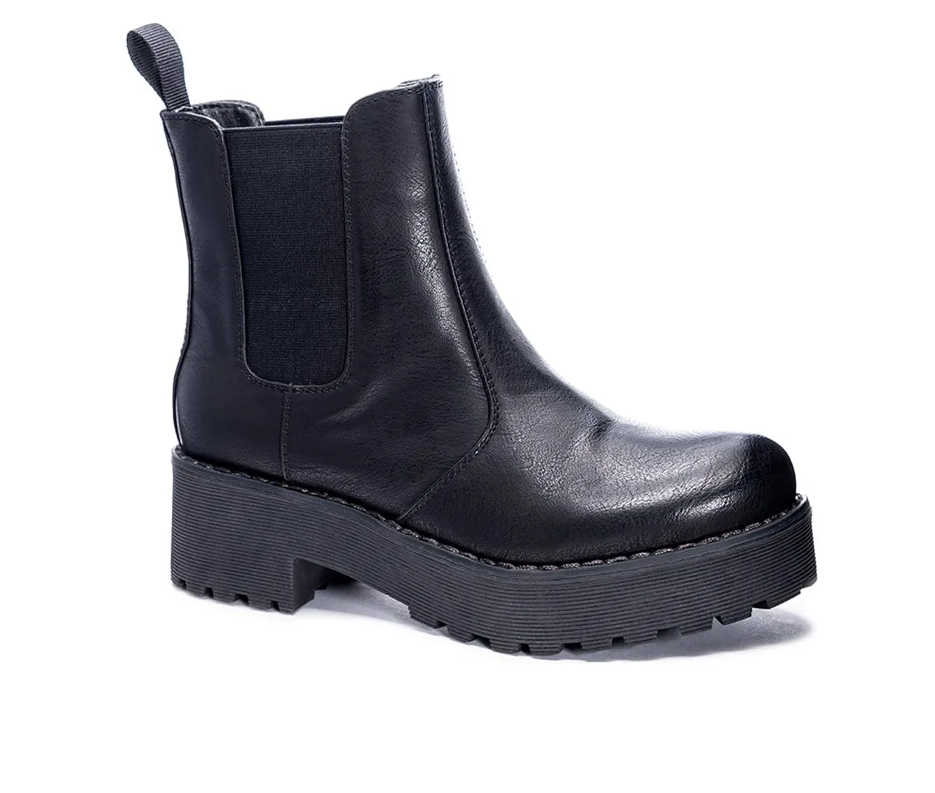 DIRTY LAUNDRY - Montana Lug Sole Ankle Booties