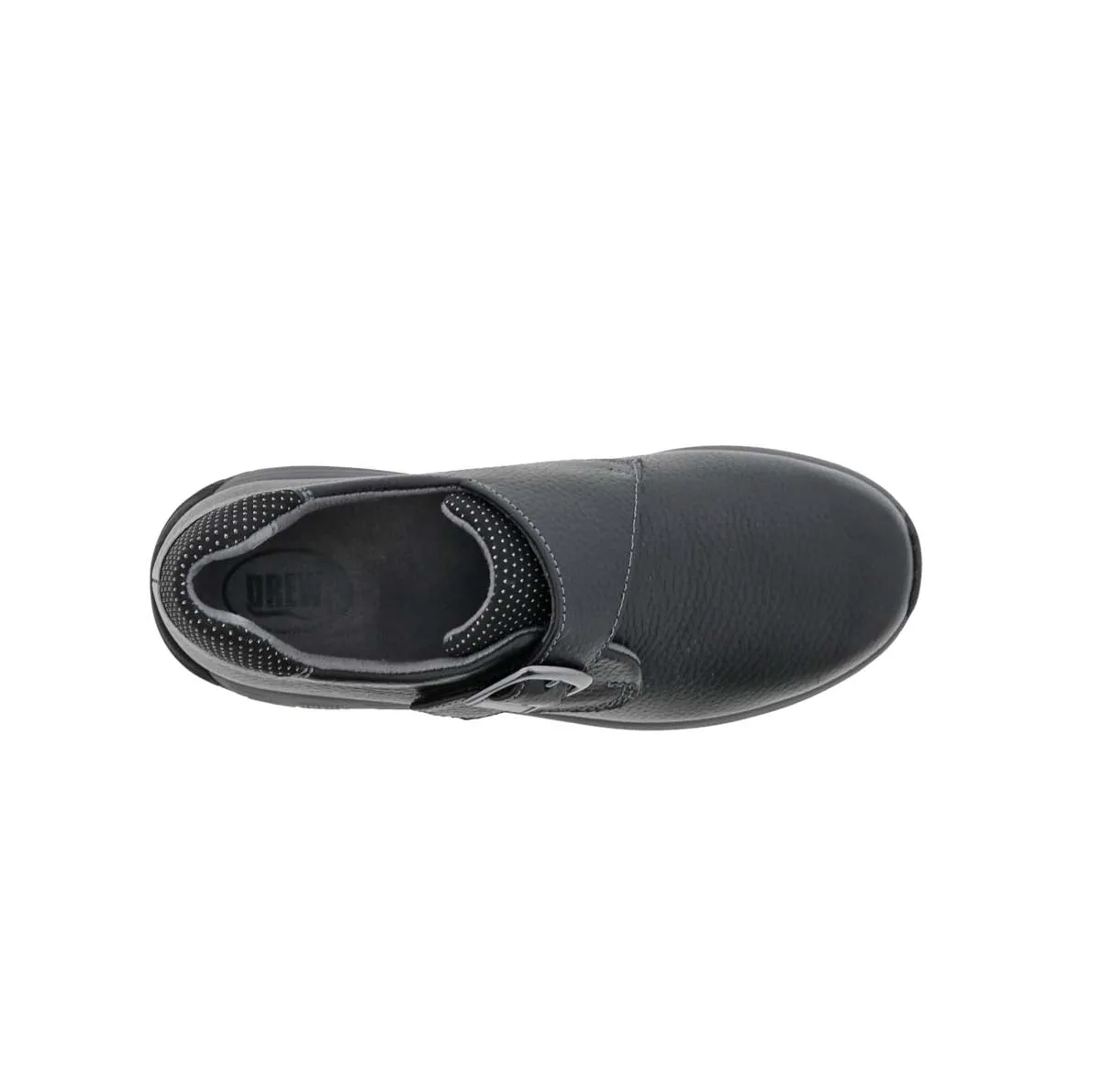 Drew Tempo Women Adjustable Closure Slip-on Shoes In Black Leather