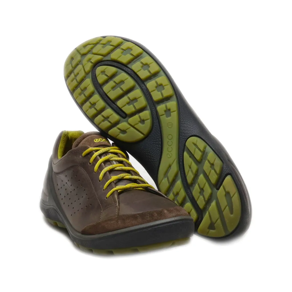 Ecco Biom Casual Lace Ups Leather Brown Colour For Men