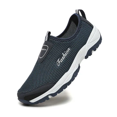 Men's Lightweight Breathable Summer Mesh Plus Size Sneakers