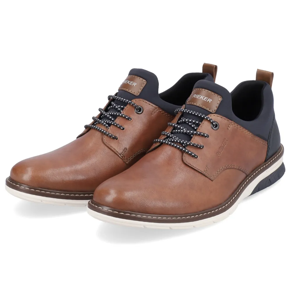 Rieker Dustin 54 Brown/Navy Shoe (Men's)