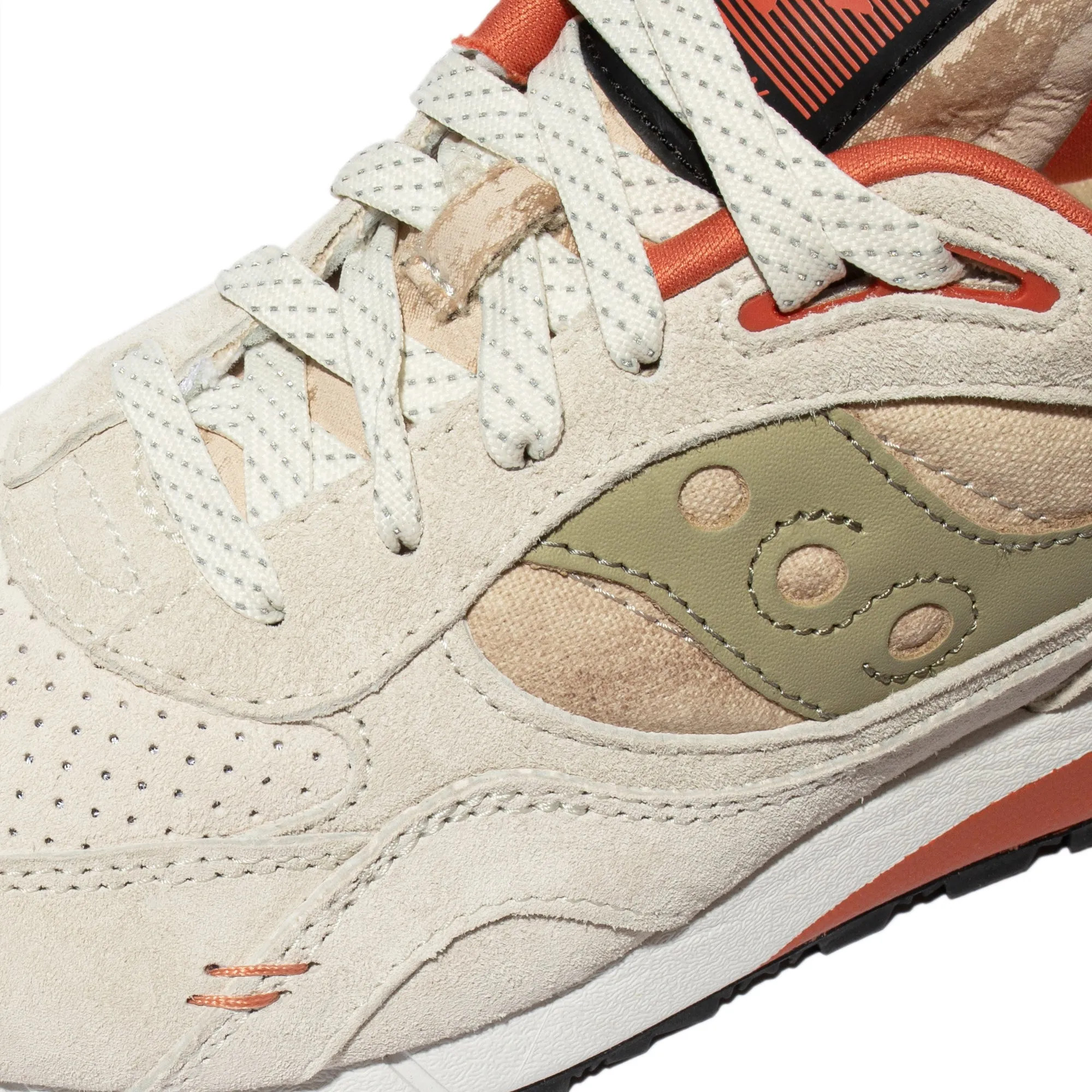 Saucony Mens Shadow 6000 Shoes 'White/Clay'