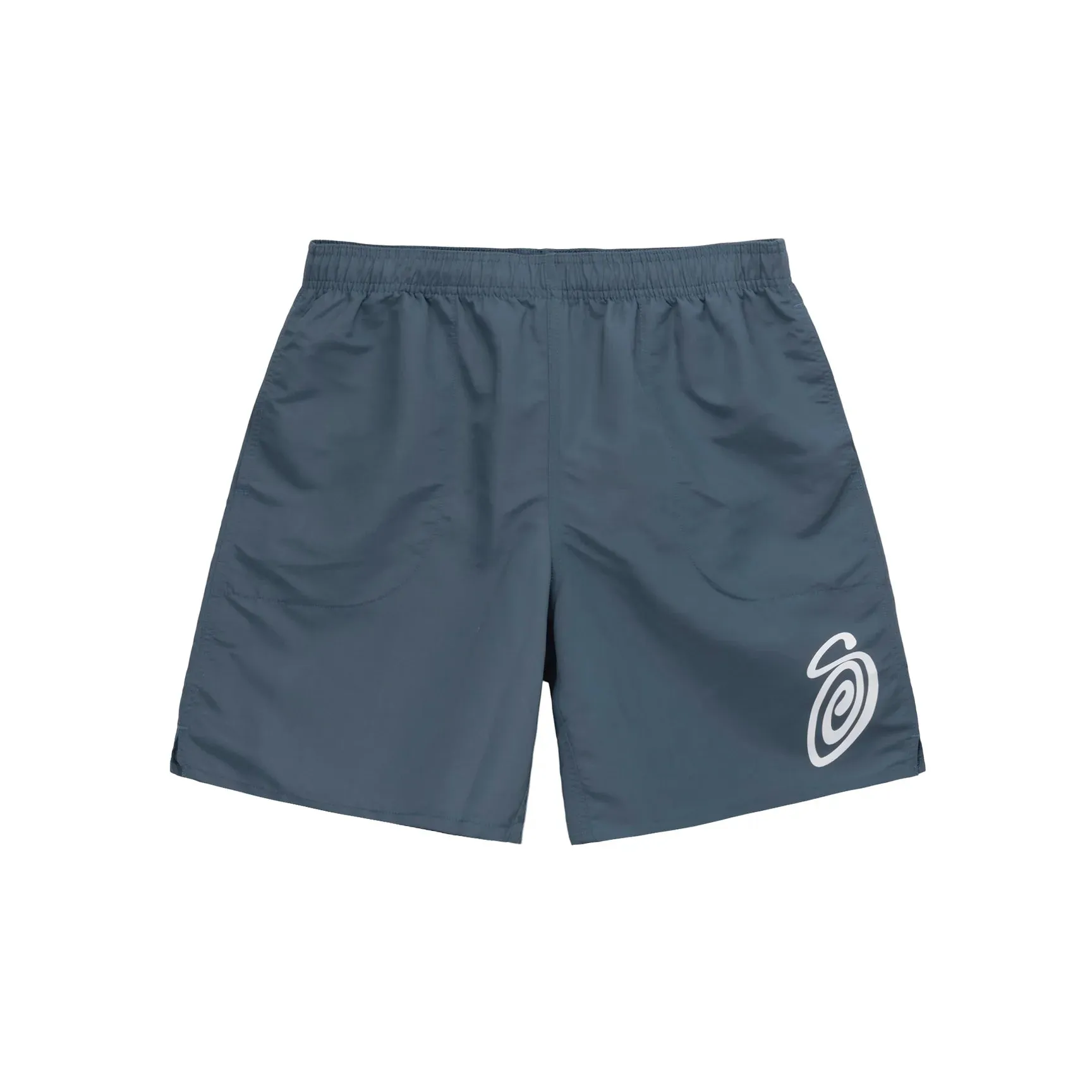 Stussy Curly S Water Short - Washed Navy