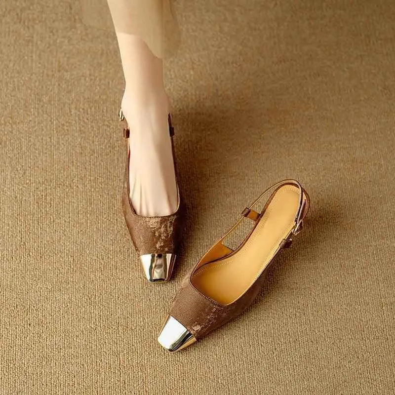 TSS88 Women's Casual Shoes - Leather Sandals - Dress High Heels